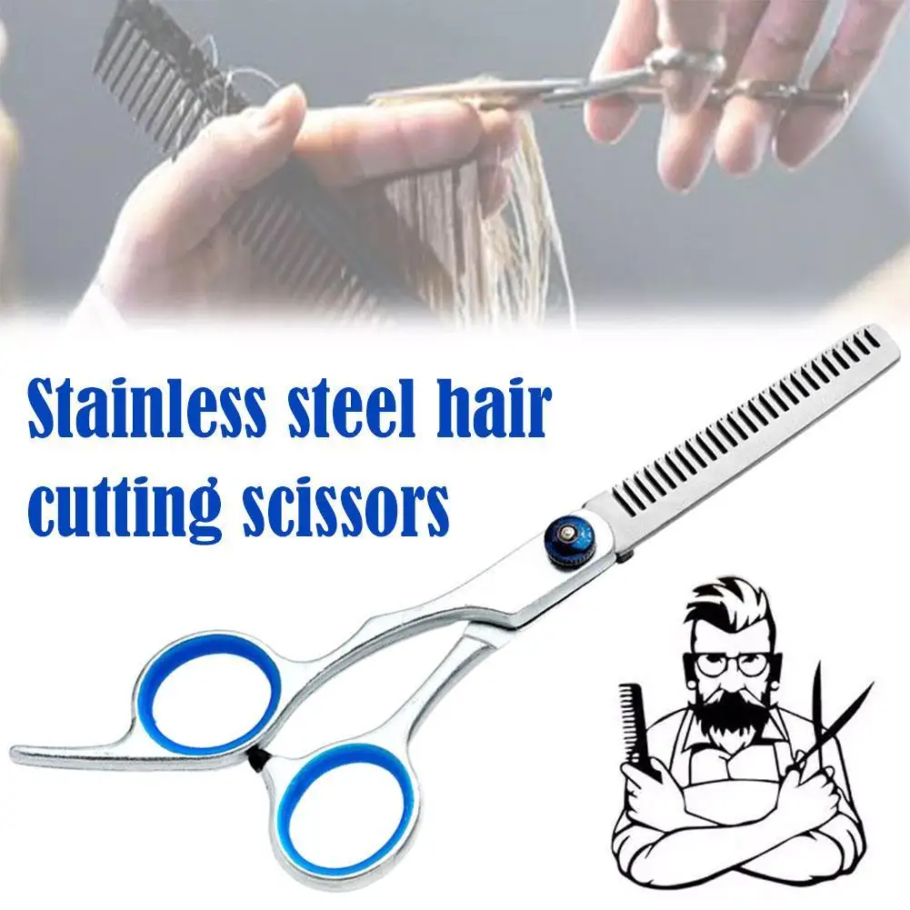 Stainless Steel Hair Cutting Scissors Thinning Shears 6 Inch Professional Salon Barber Haircut Scissors Use For Adults Kids