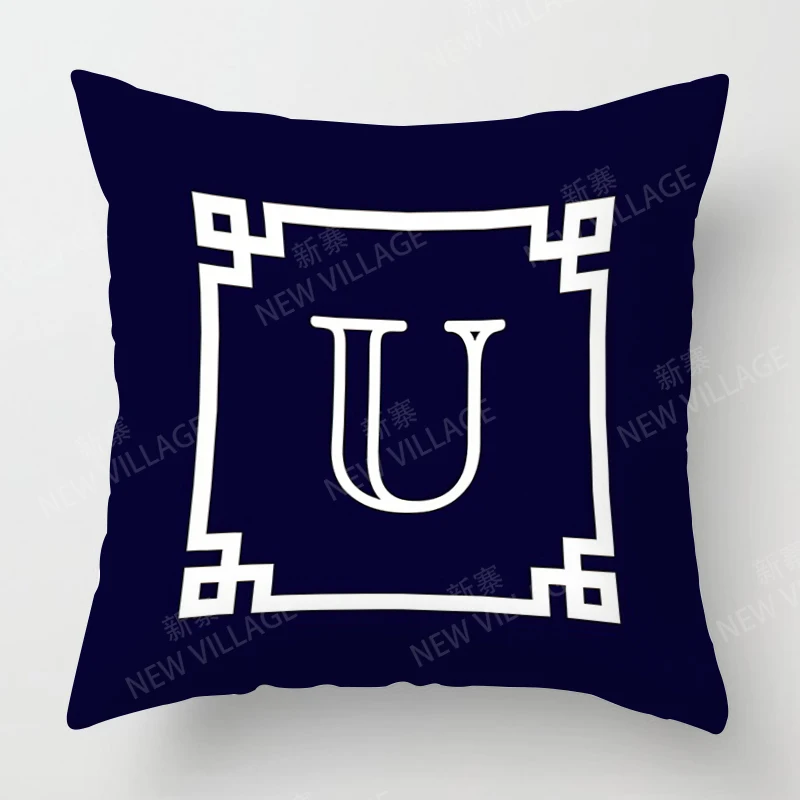 Nordic fall home decor autumn throw pillow case sofa Cushion cover modern 45x45cm 45*45 50x50 60x60cm 40*40cm 35x35 letter