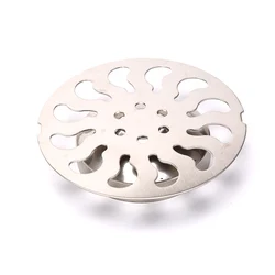 1pc Stainless steel floor drain cover overflow Round Anti-clogging shower Drain