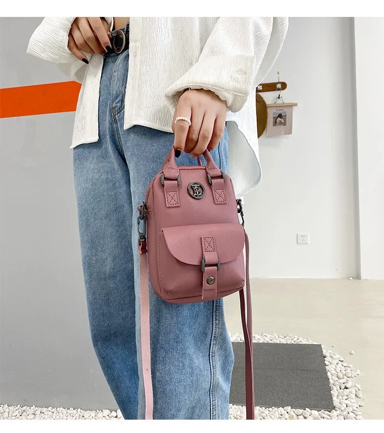 Fashion New Korean Style Mini Backpack Small Backless Bag Multi-Functional Girls' Small Backpack