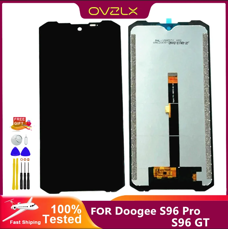 Oryginalny wyświetlacz Doogee S96 Pro wyświetlacz LCD montaż digitizera ekranu dotykowego dla Doogee S96 Pro LCD Doogee S96Pro S96 GT LCD Display