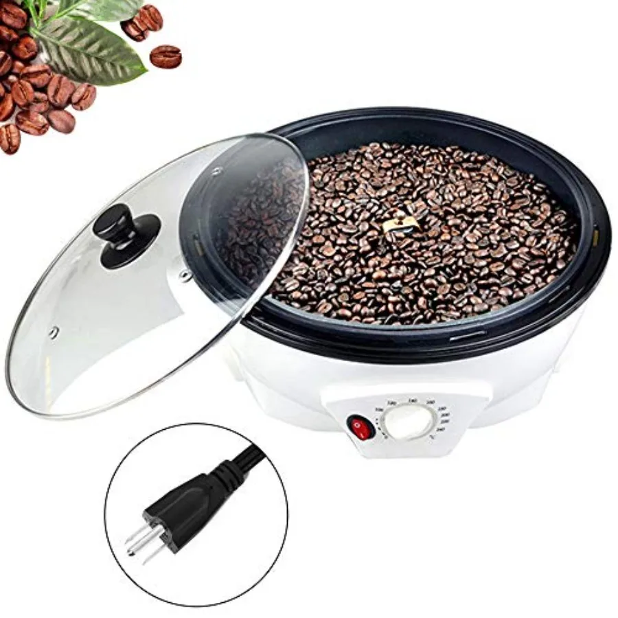 LUEUR Electric Coffee Roasters For Home UseCoffee Bean Roaster Machine Coffee Bean Roaster For Stovetop Countertop Commercial C