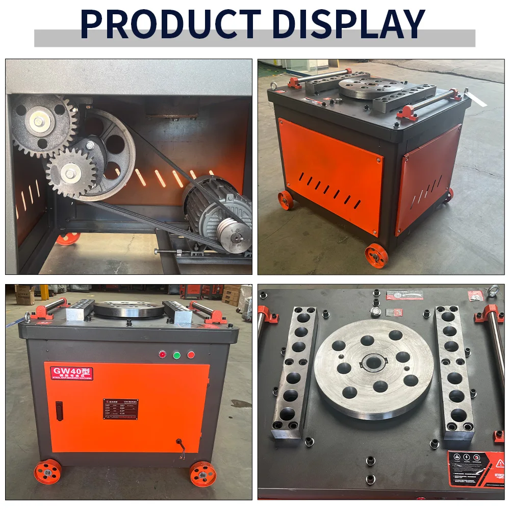 GW40 CNC 3kw موتور حديد التسليح/الفولاذ المقاوم للصدأ/آلة ثني الصلب الكربوني 6-28 مللي متر جديد PLC الانحناء متاح للبيع الصين