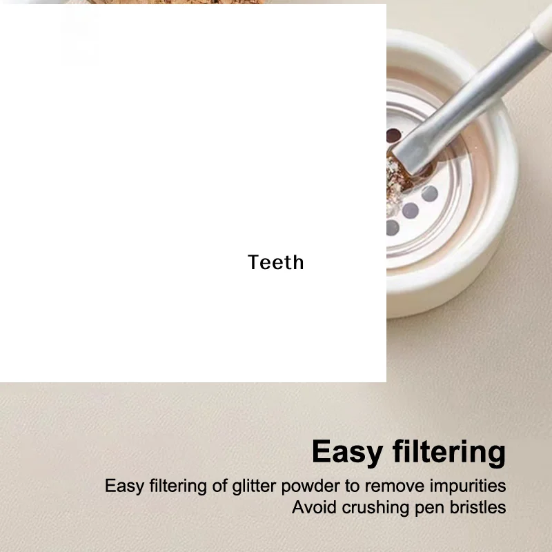 Spazzole per unghie Tazza per lavaggio Ceramica Detergente per spazzole per unghie Piatto Dappen con coperchio in legno Strumento per unghie con tazza per filtro a rete in acciaio inossidabile