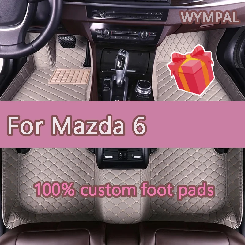 Car Floor Mats For Mazda 6 2006 2007 2008 2009 2010 2011 2012 2013 2014 2015 2016 2017 Auto Foot Pads Interior Accessories