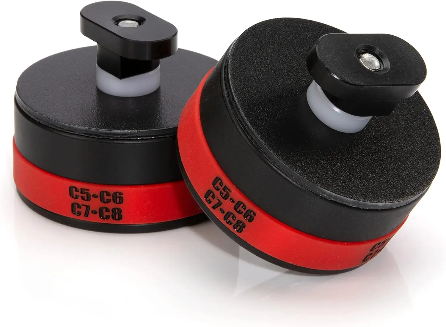 Jack Pad Lifting Puck Set Compatible for Corvette C5/C6/C7/C8, 4-Puck Set for Safe Lifting, Protects Body and Undercarriage, Loc
