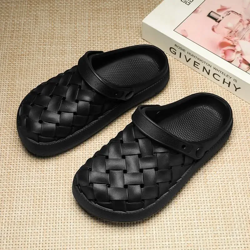 

Мужская обувь One Kick на платформе с отверстиями, 2022, дизайнерские шлепанцы, роскошные тапочки Mascullino Fun, модные мужские тапочки высокого качества Eva Y2k