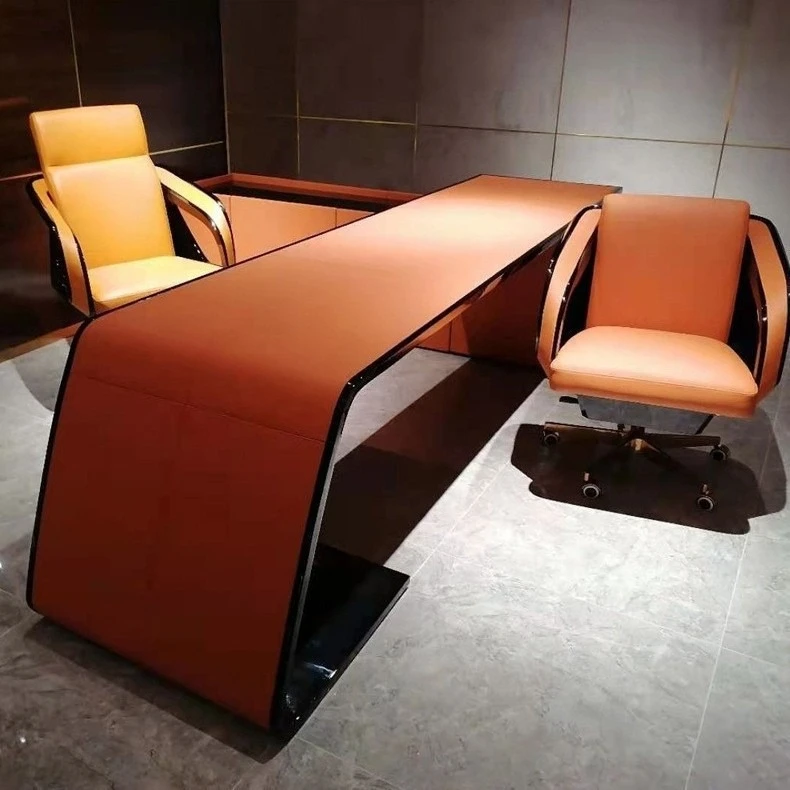 Boss chair, luxury office chair in the villa study