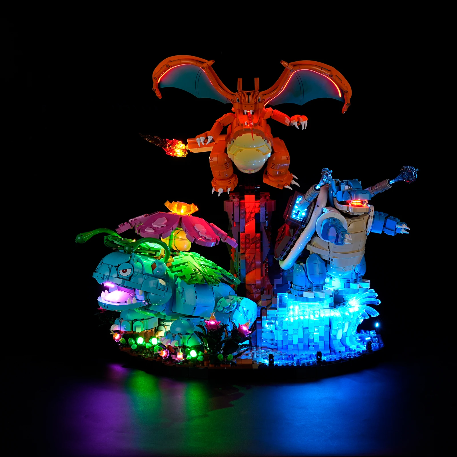 

HPROSPER 5V LED Light (No Model) For LEGO 72153 Venusaur, Charizard and Blastoise Decorative lights With battery box