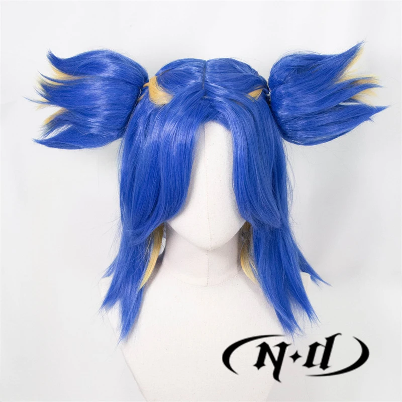 ND Neon Cosplay Pruiken Haarstukje VALORANT Game Cosplay Haar Pruiken voor Comic Con Coser Kostuum Themafeest Hittebestendig Synthetisch