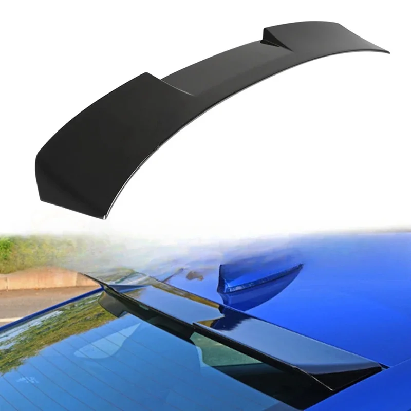 High Quality Black ABS Plastic Rear Roof Spoiler Wing Body Kit Auto Mod Parts