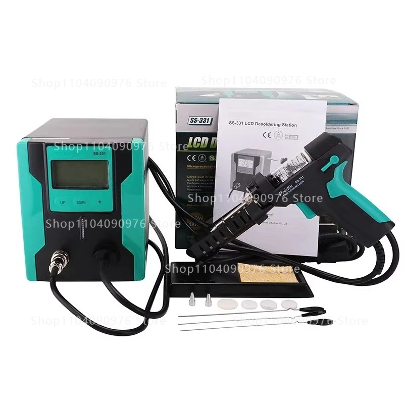 SS-331H Electric Powerful Desoldering Pump Heated Solder Suction Gun Desoldering Iron