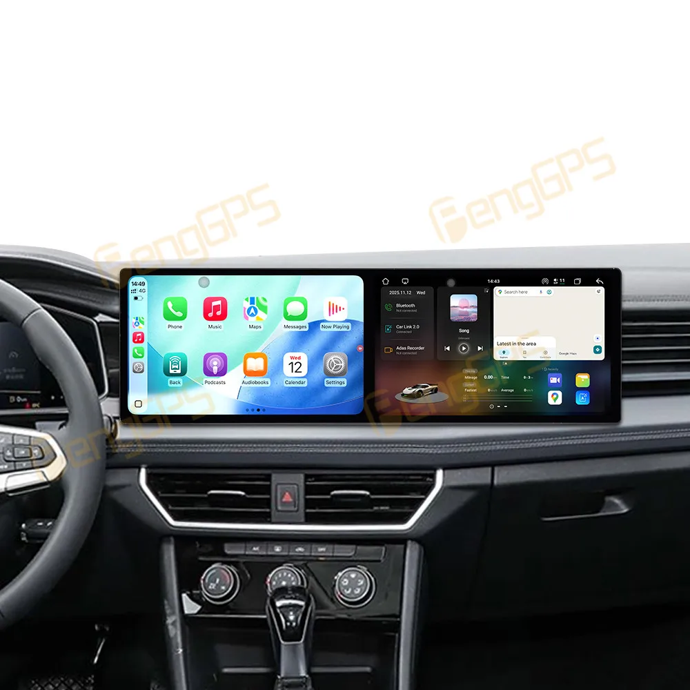 

Dual Screen 10.1 Inch Android 15 Car Radio CarPlay For Volkswagen Sagitar 2023 Touch Screen Multimedia Player Head Unit DSP