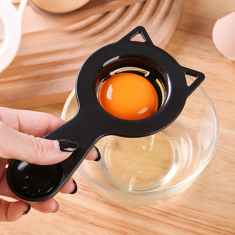 

2 in 1 Cute Cartoon Cat Egg Separator & Measuring Cup Easy Yolk & White Filter for Baking and Cooking, Perfect Kitchen Gadget