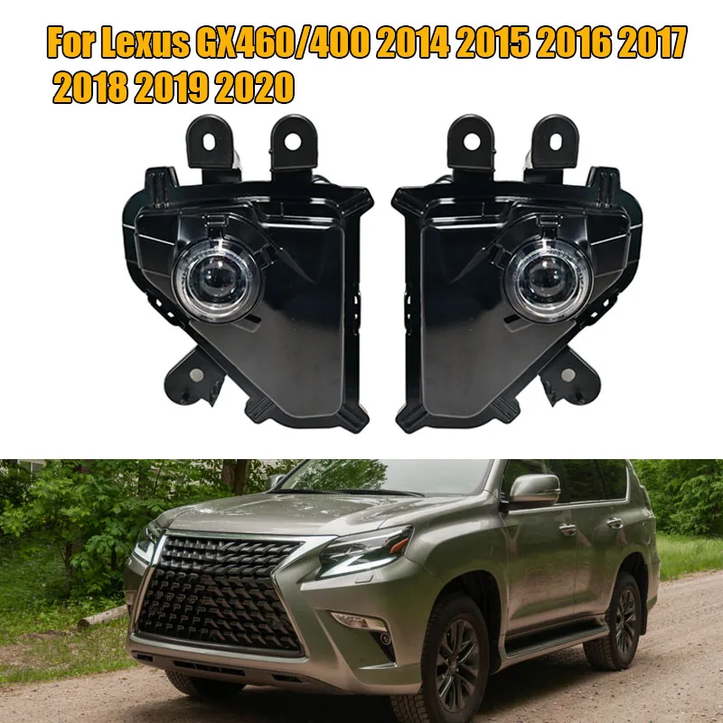 

Left Right Fog Light Fog Lamp Driving light Assembly With Protective Case For Lexus GX460/400 2014 2015 2016 2017 2018 2019 2020