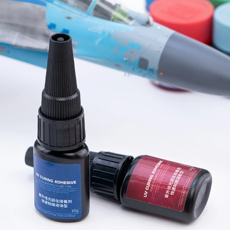 Multipurpose Light Curing Adhesive with Needle Tip Applicator For Plastic Models Making And Educational Tool