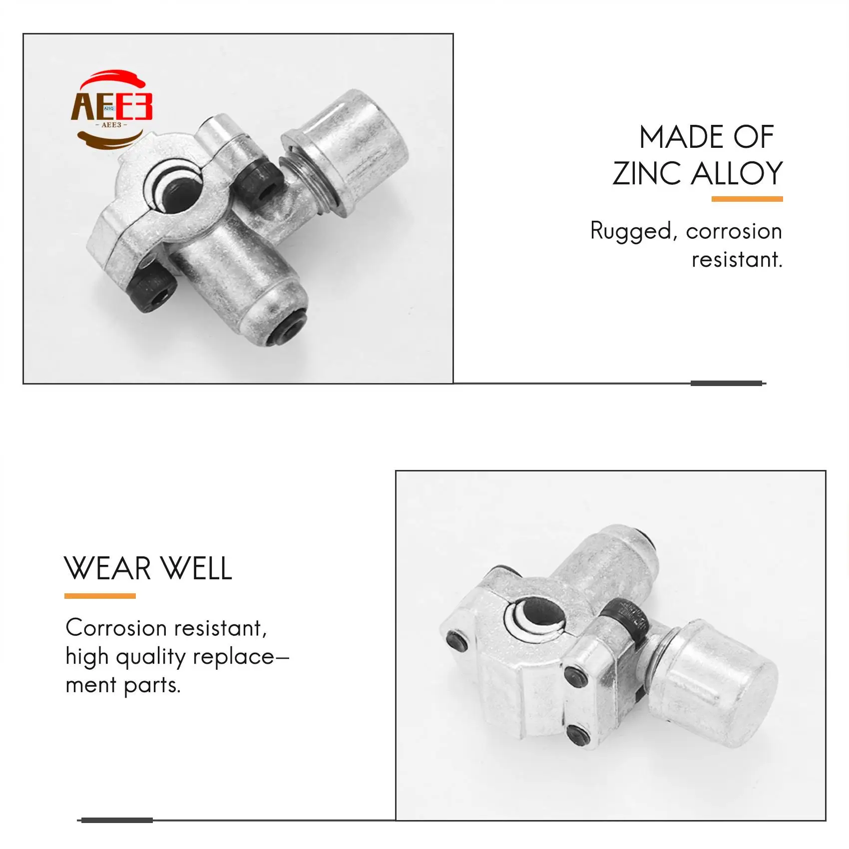 AEE3-4 Pack BPV-31 Piercing Valve Line Tap Valve Kits Adjustable For Air Conditioners HVAC 1/4 Inch,5/16 Inch,3/8 Inch Tubing