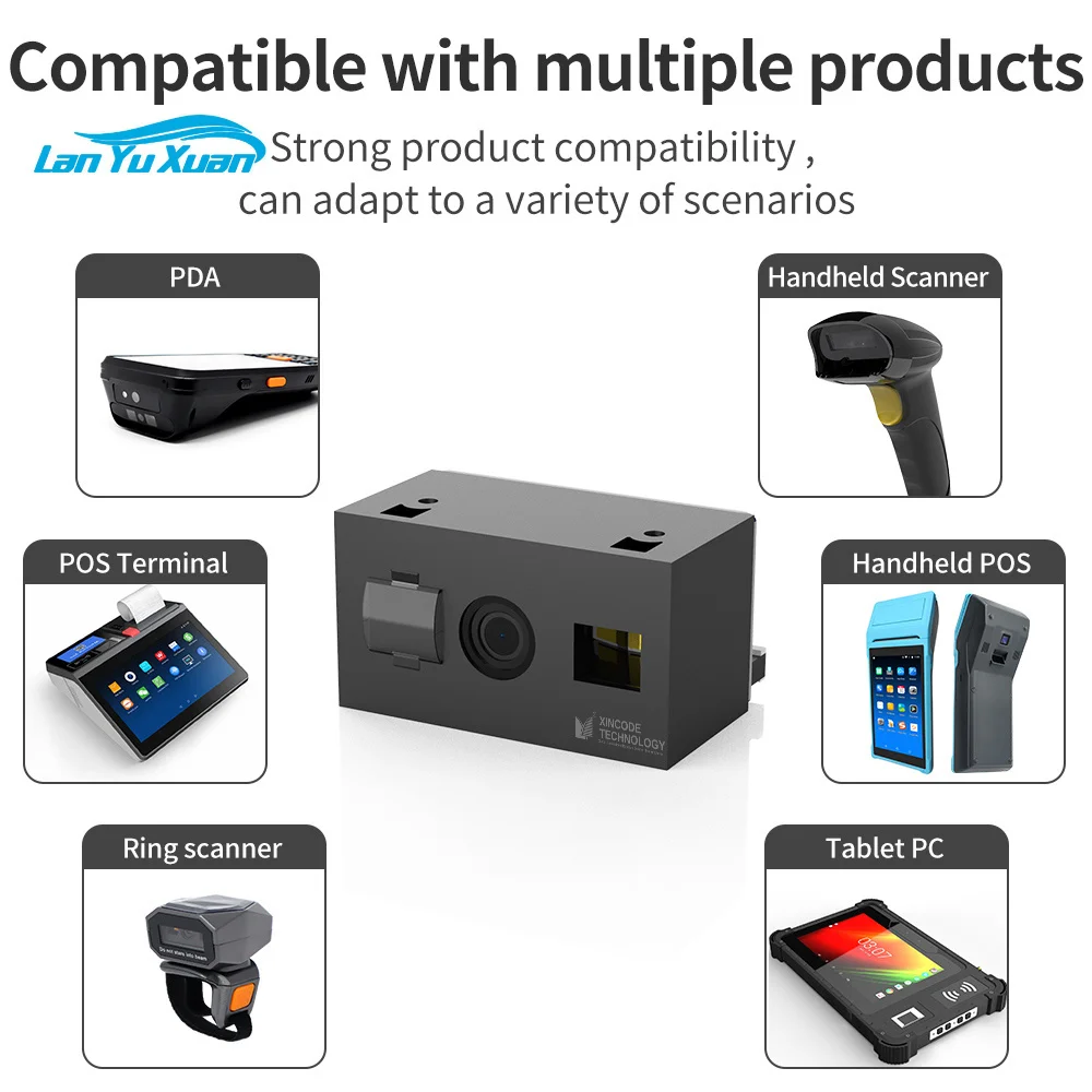 GTCODESTAR XM015 Embedded Mini QR Code Reader Price Checker 1D Barcode Engine 2D Barcode Scanner Kiosk Barcode Reader  Module