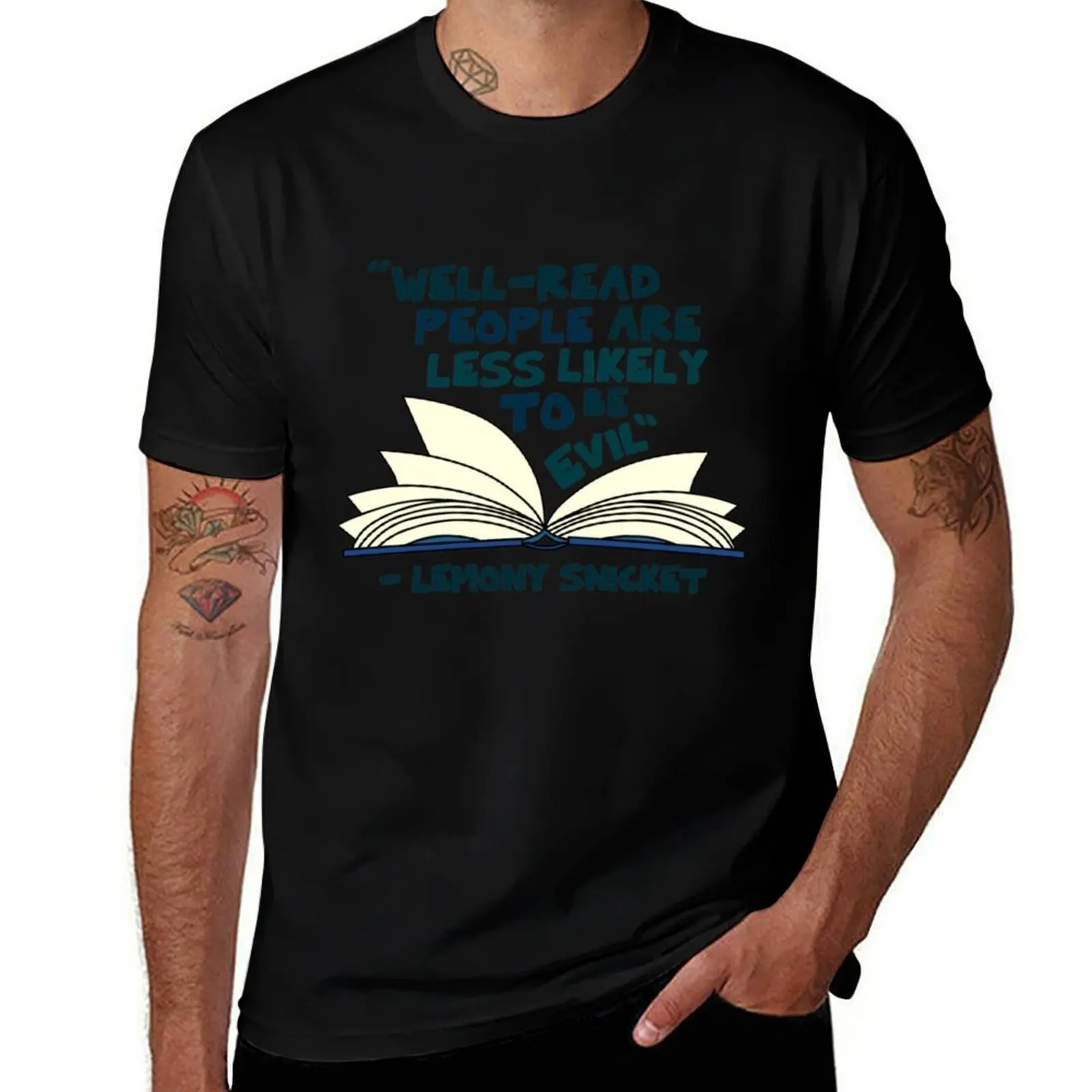 

A Series of Unfortunate Events - Lemony Snicket T-Shirt anime tshirt t shirts for man cotton soft T-Shirt