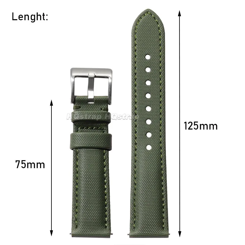 قماش حزام من الجلد 20 مللي متر 22 مللي متر عالية الجودة النايلون الفرقة لأوميغا ل سايكو الغواصين سوار العالمي الإفراج السريع معصمه