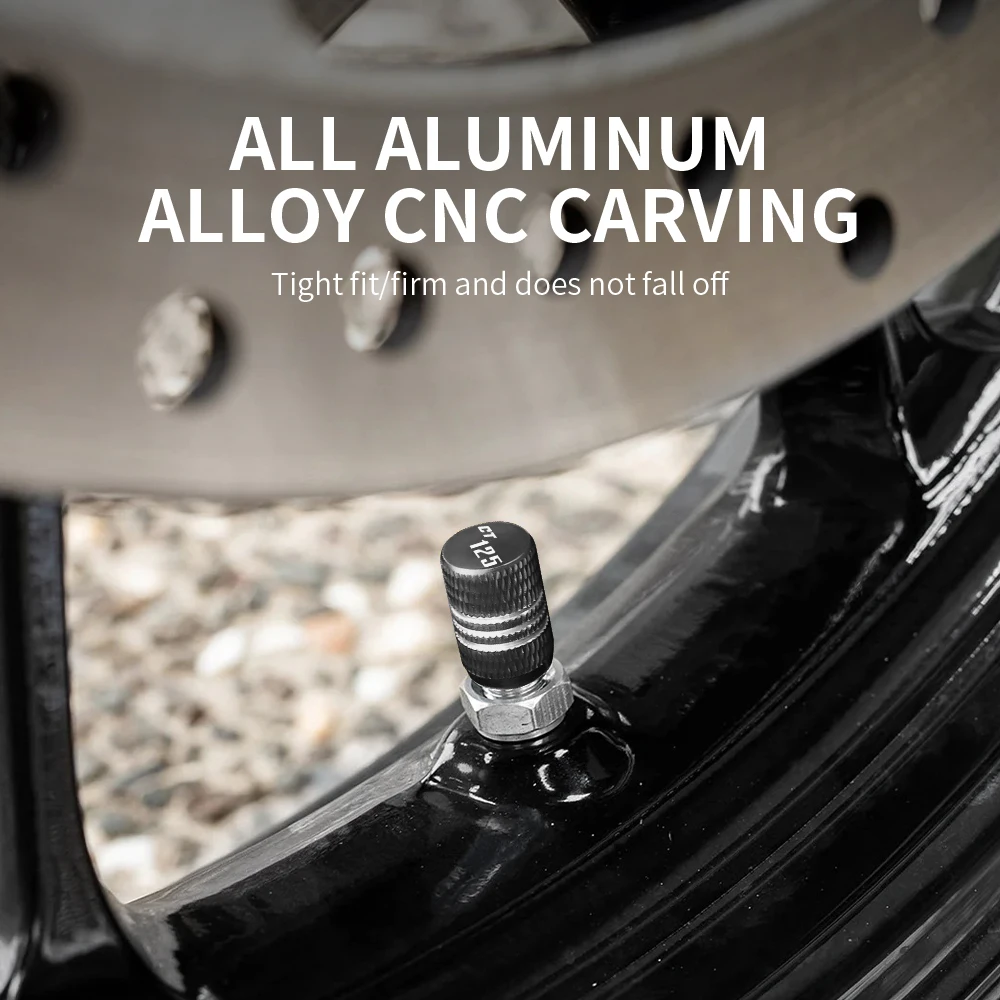 Motorcycle Tire Valve Cover Aluminum Alloy for Honda CT125 2023 Accessories CT 125 Hunter Cub 2021 2024