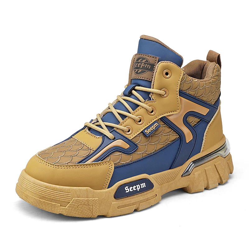 

Men's motorcycle shoes, board shoes, Zhongbang car line, Martin boots, labor protection shoes, casual shoes, men's shoes