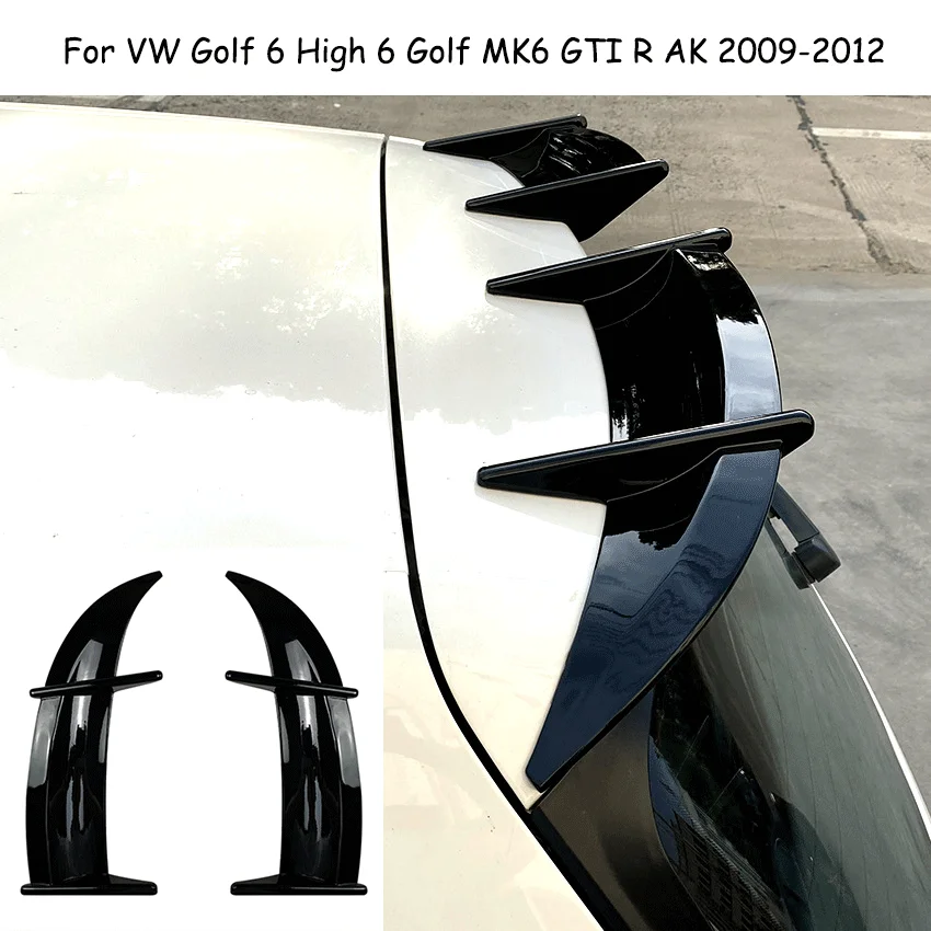 

Car Rear Wing Tail Roof Trunk Wing For VW Golf 6 High 6 Golf MK6 GTI R AK 2009-2012 Fixed Wind Wing Spoiler Guard Styling Kit