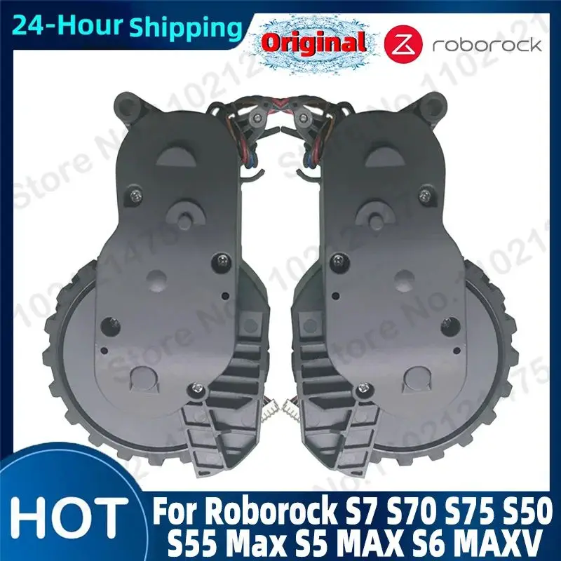 Original Left And Right Walking Module Driving Wheel Accessories For Roborock S7 S70 S75 S50 S55 Max Sweeping Robot Spare Parts