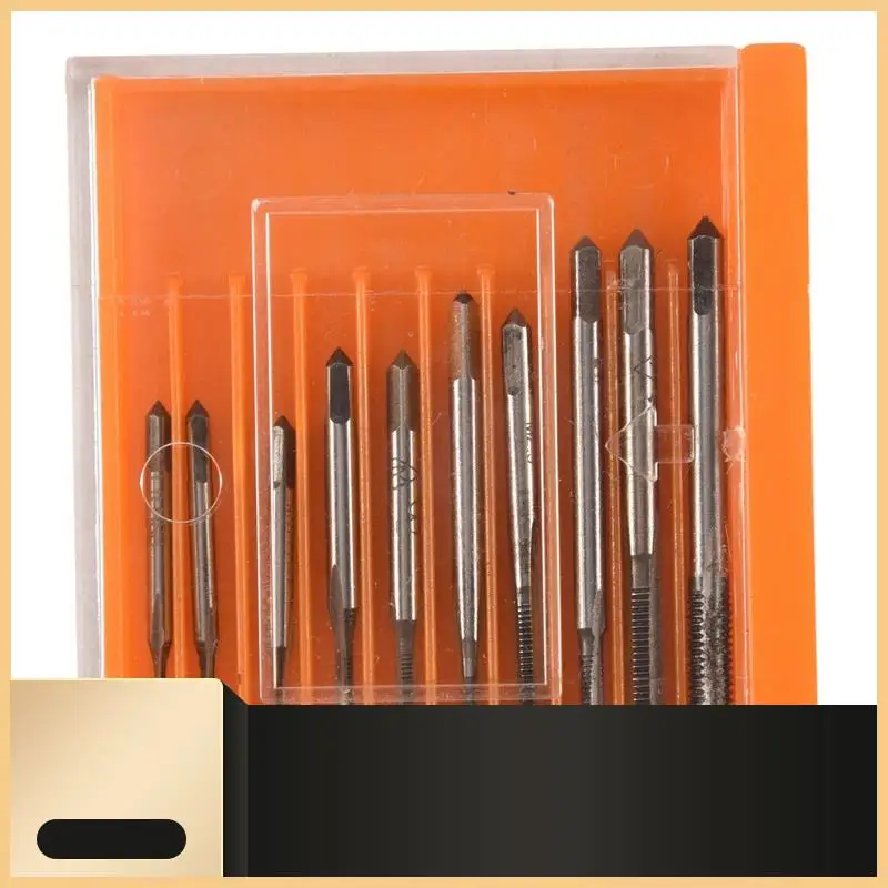 10Pcs HSS M1 M1.2 M1.4 M1.6 M1.7 M1.8 M2 M2.5 M3 M3.5 Mini Tap Drill Bit Machine Metric Thread Tap Set Screw Tap-N30R