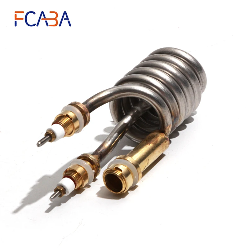 FCABA Electric Faucet Heating Element 220V 3000W  Water Heater Parts Stainless Steel Equipment