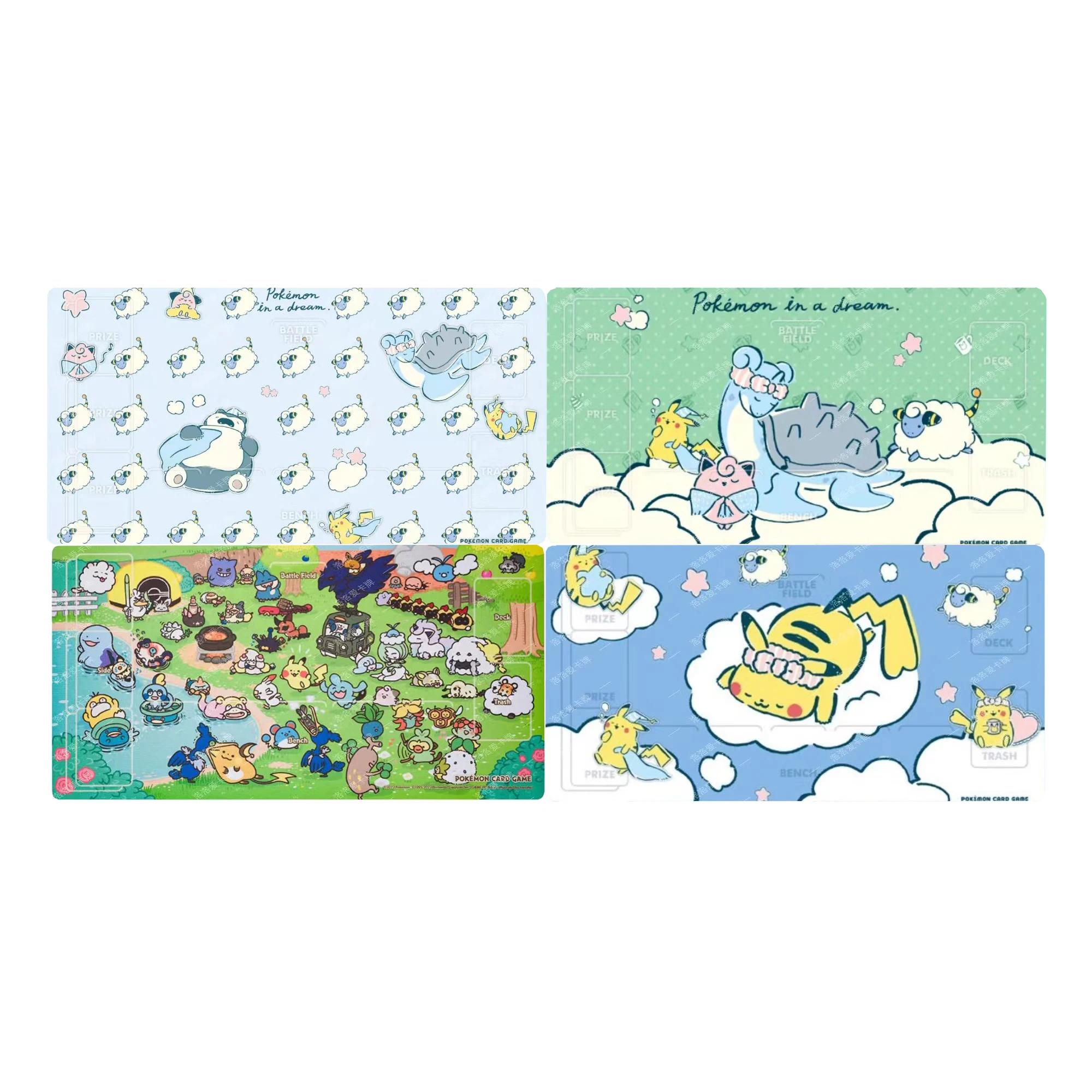 لتقوم بها بنفسك الذاتي 600X300X2 مللي متر Ptcg غص لطيف بطاقة معركة حصيرة لاعب واحد مجلس بطاقة الألعاب معركة بطاقة الوسادة أنيمي بطاقة دمى هدايا