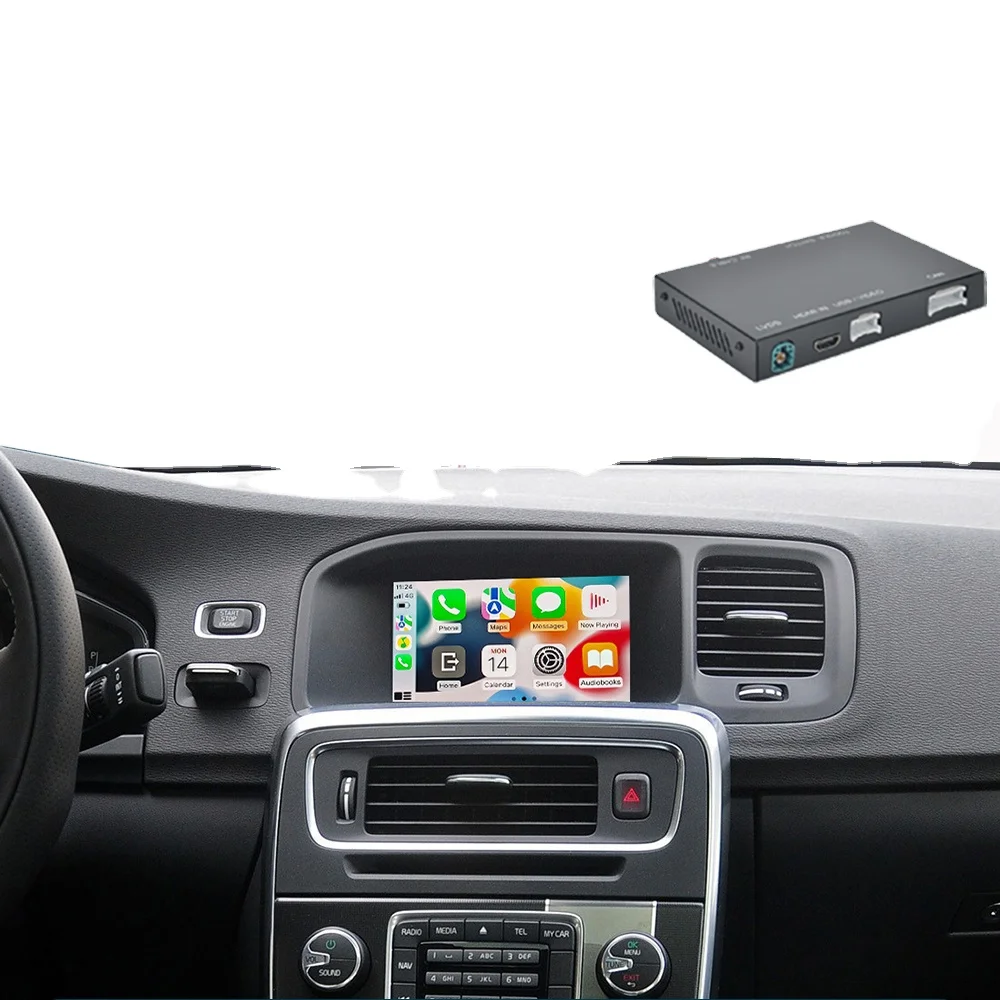 

Wireless CarPlay For S60 2014-2017 XC60 V40 V60 Android Auto Interface Mirror Link AirPlay Car Play Youtube Function