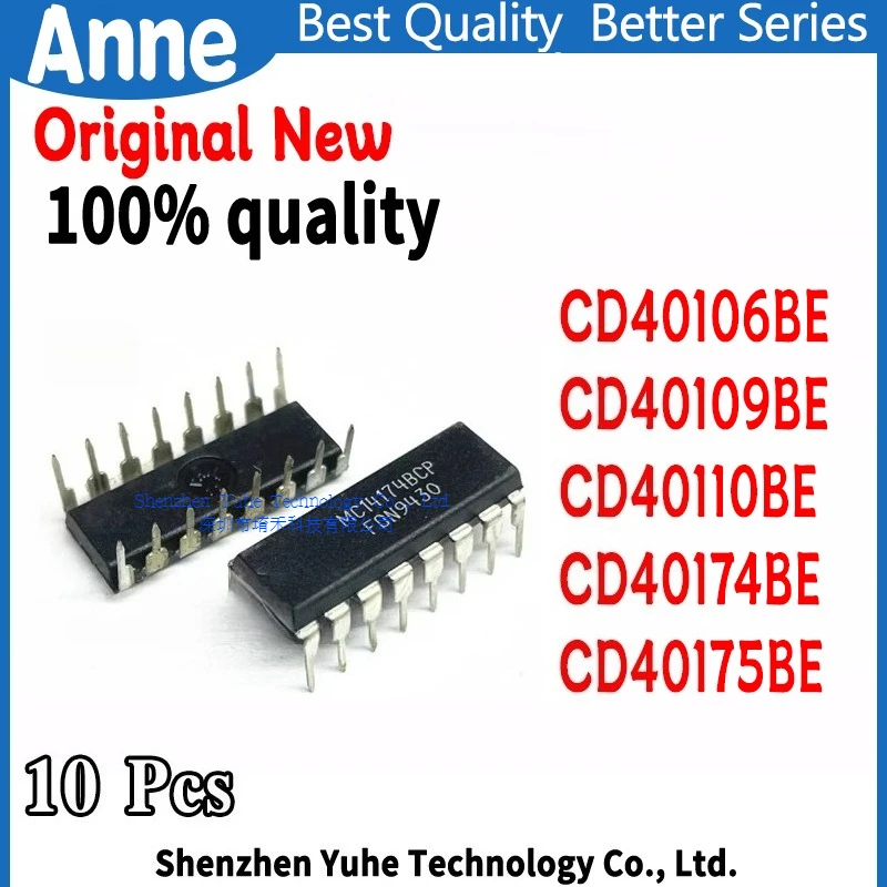 (10piece) 100% New CD40106BE CD40109BE CD40110BE CD40174BE CD40175BE DIP