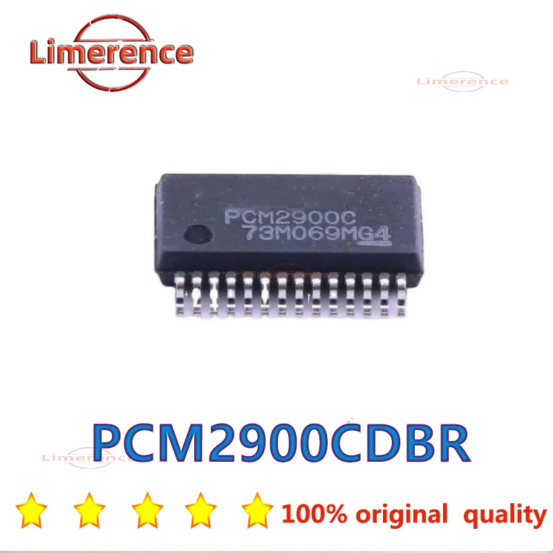 

1Pcs 100% New PCM2900CDBR PCM2900C PCM4202DBR PCM4202 PCM2704CDBR PCM2704C SSOP-28 PCM5122PWR TSSOP-28 Original Chips I