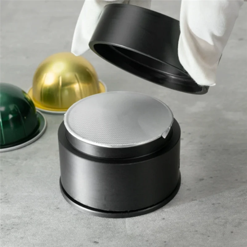AAAN-أداة ختم أسرع لـ Nespresso Vertuo Pods Plus فتاحة غطاء كبسولة القهوة لآلات الإسبريسو أ