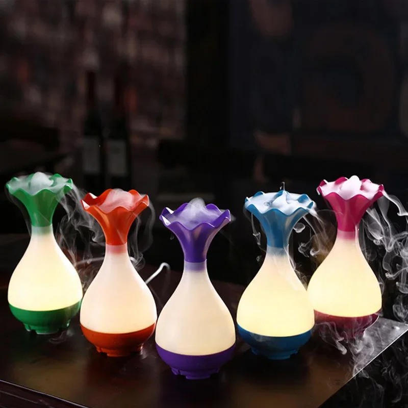USB Luftbefeuchter Aroma Diffusor LED Nachtlicht Nebel Zerstäuber