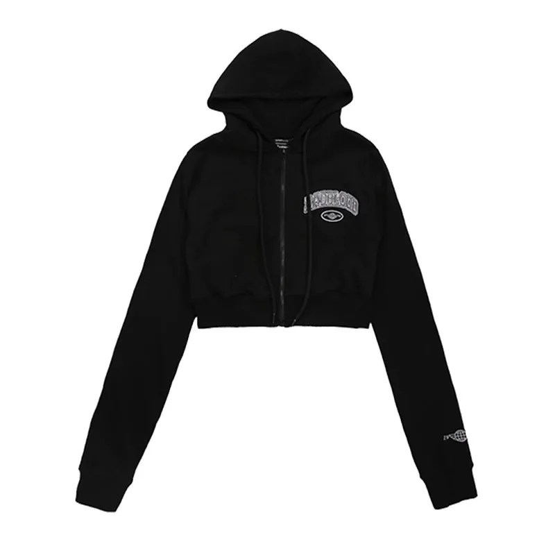 2025 Badblood Sweatshirt American Spice Girls Sweatshirt Women Loose Casual Niche Tops Hooded Short Jacket