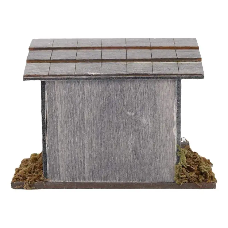 1 Stuks Mini Kippenhok Speelgoed 1/12 Miniaturen Poppenhuis Houten Simulatie Kippenhok Decoratie Voor Pop Accessoires