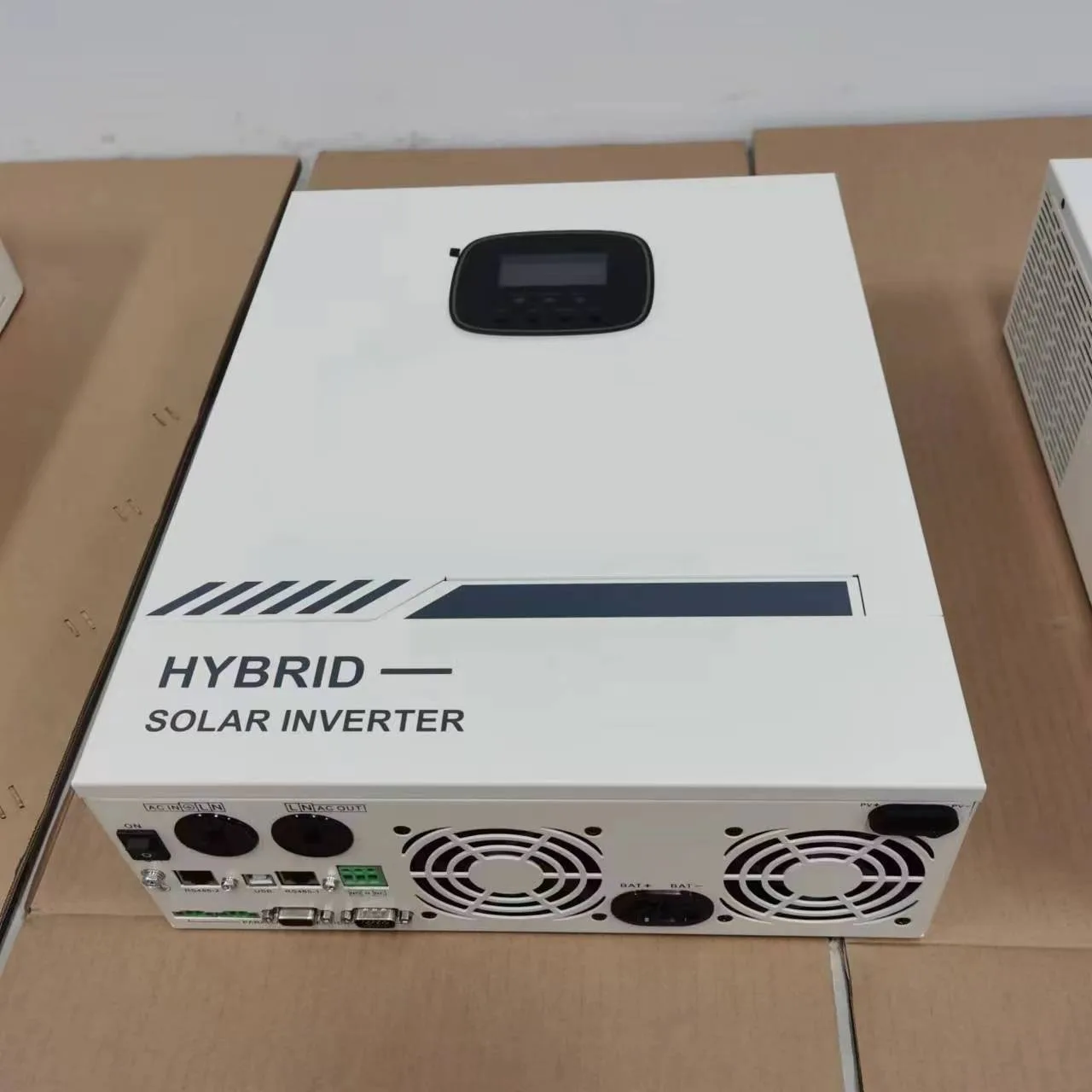 For 5.5KW on grad connection hybrid solar power inverter with MPPT charge controller home energy storage systems