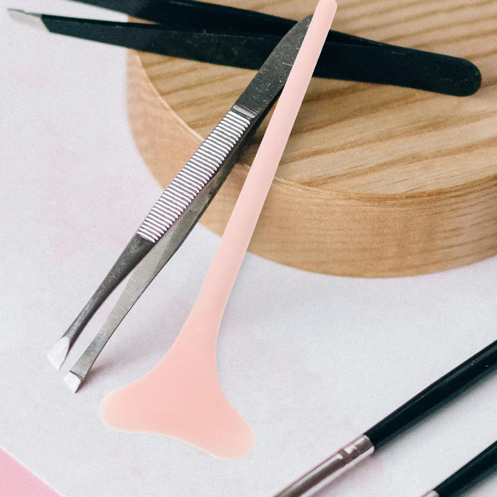 قطعتان من أدوات مكياج العيون القابلة لإعادة الاستخدام، قالب آيلاينر متعدد الوظائف مع واقي للماسكارا وأداة وضع ظلال العيون لرسم خط عين القط بدقة