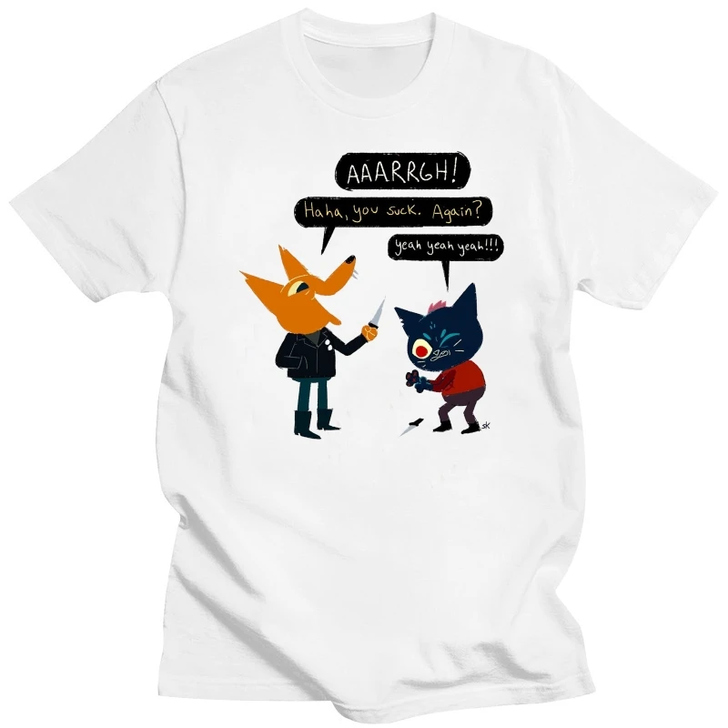 Night In The Woods Gregg And Mae Borowski T-Shirt, Men'S Women'S All Sizes Harajuku Funny Tee Shirt