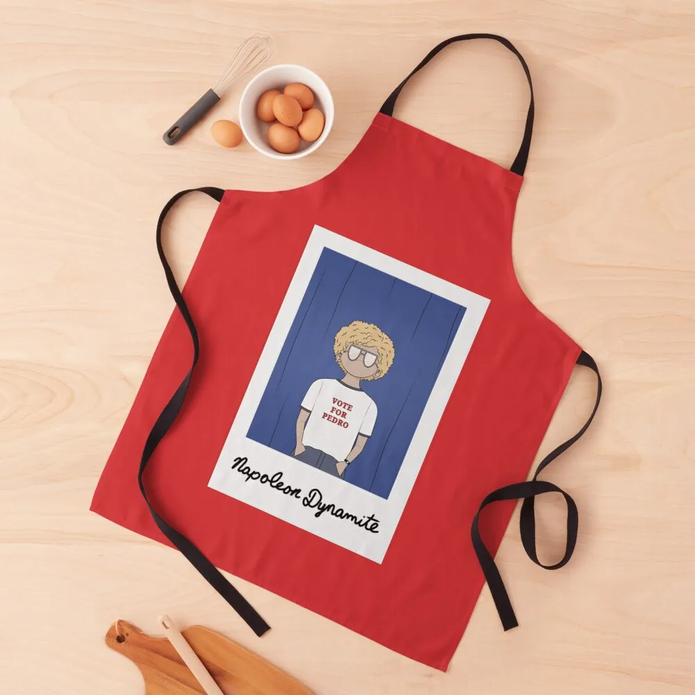 Napoleon Dynamite Apron men Kitchen Accessories 2022 Trim Cloth Apron