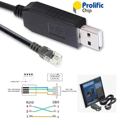 Prolific USB RS232 Serial to RJ10 4P4C Converter Adapter Cable for Meade ETX-125 ETX-90 ETX-70 LXD-75 LX90 AutoStar/AudioStar