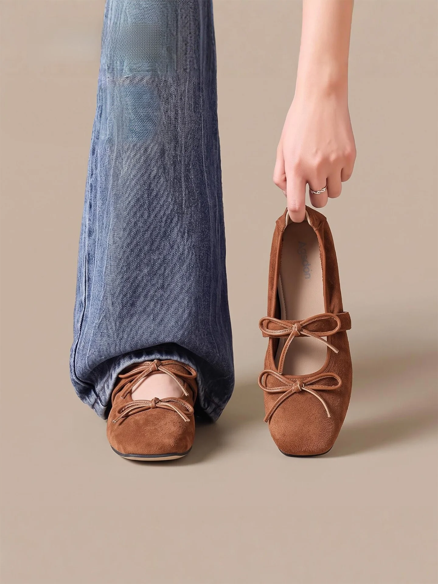 ballerines-mary-jane-pour-femmes-marron-a-enfiler-pour-l'ete-a-porter-avec-des-jupes-bout-rond-semelle-interieure-rehaussante-semelle-exterieure-en-pvc