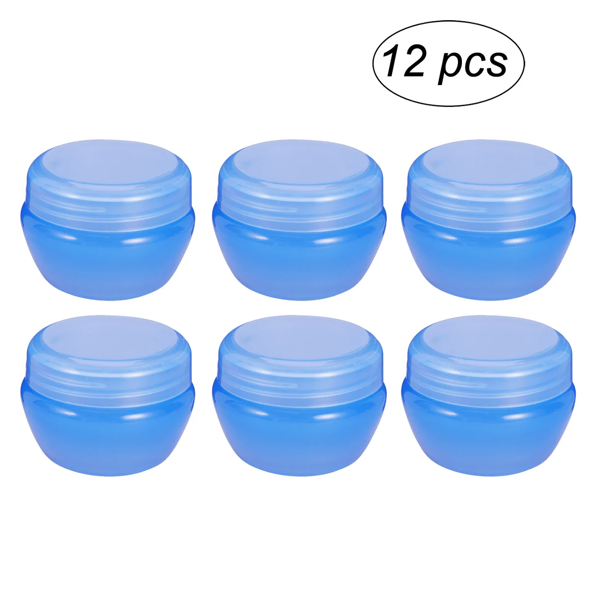 12 قطعة 20 جرام شكل الفطر حاويات كريم فارغة مختومة السفر الجرار لمستحضرات التجميل المراهم بلسم ظلال العيون الصلبة المستحضرات #1