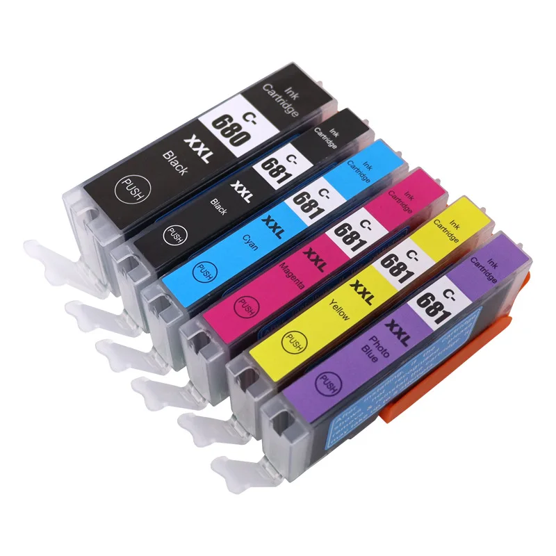 PGI-680 CLI-681 pgi680 cli681 خرطوشة حبر لكانون PIXMA TR7560 TR8560 TS6160 TS6260 TS8160 TS8260 TS9160 TS9560 TS706 #6