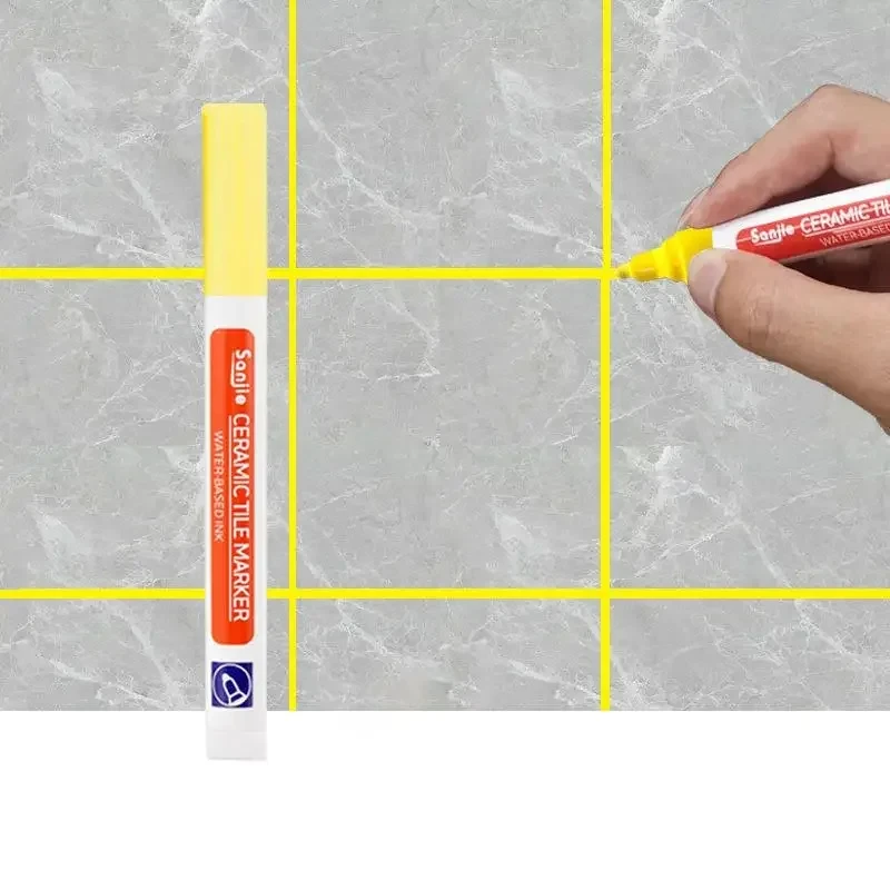 1/3 Pcs Wasserdicht Weiß Marker Stift Wand Naht Reparatur Fliesen Mörtel Marker Stifte Boden Badezimmer Dekontamination Pinsel Werkzeuge