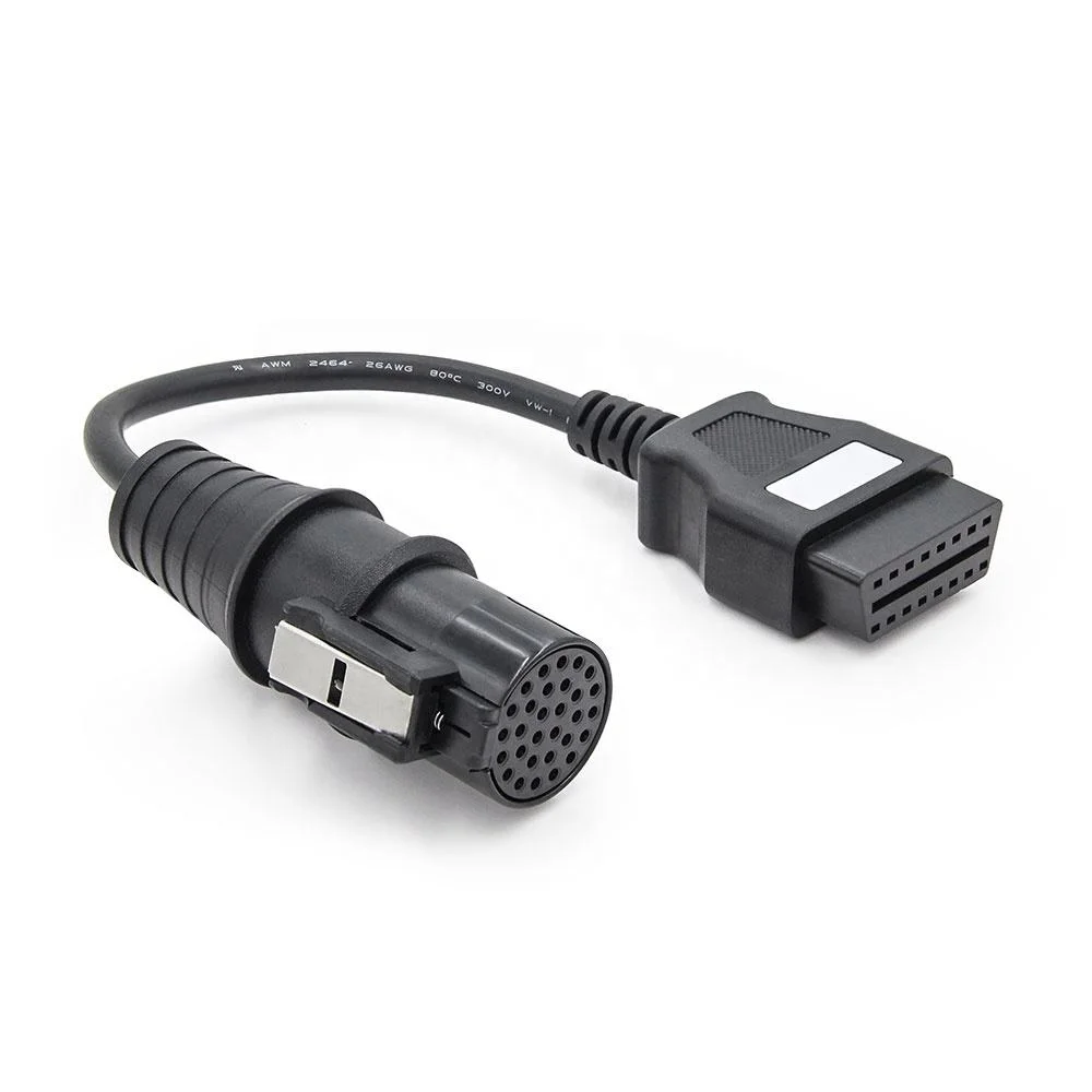 For IVECO 30-Pin ODB OBD2 Diagnostic Cable Adapter to 16-Pin Code Reader for COMMERCIAL VEHICLE