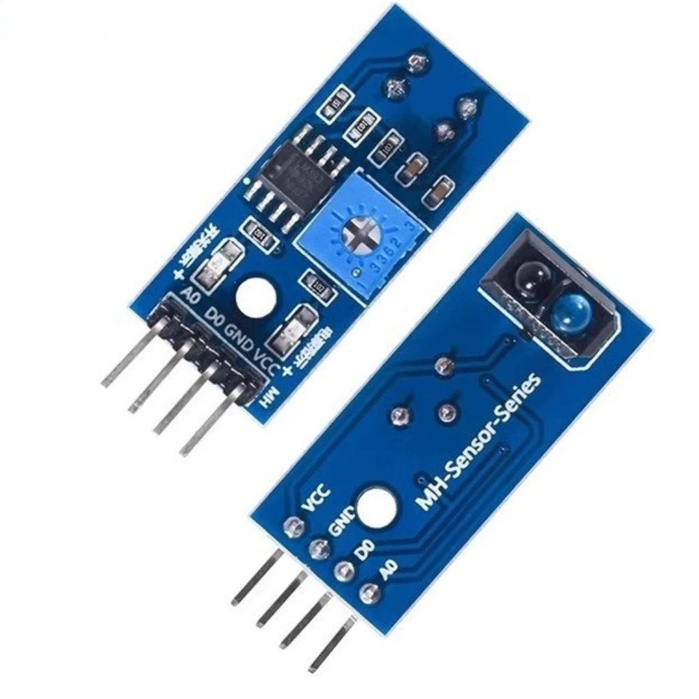 

10 шт. модулей инфракрасных датчиков отслеживания TCRT5000 с регулируемым поиском линии для умных роботов-автомобилей, обнаружение черного и белого цвета