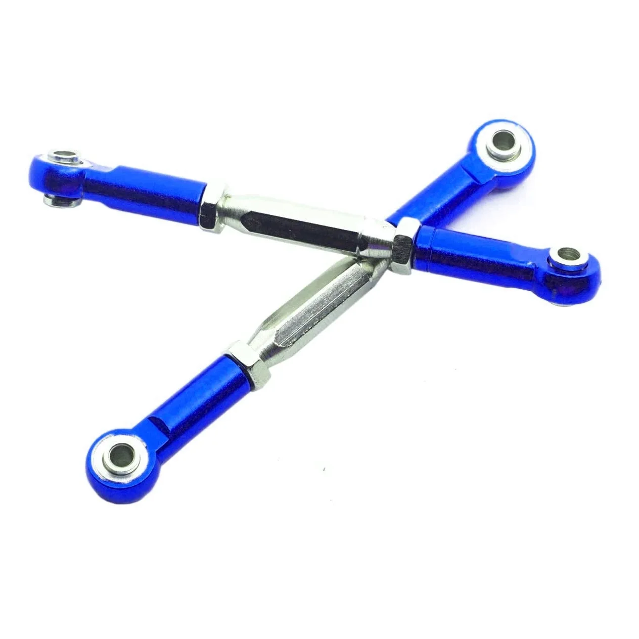 BAAA-2 шт. металлическая регулируемая рулевая тяга сервопривода для Traxxas Slash 4X4 5807 HQ727 1/10, обновленные детали радиоуправляемого автомобиля, 3